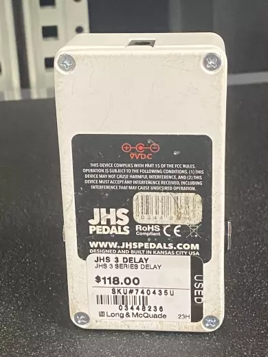 JHS Pedals - JHS 3 DELAY 2